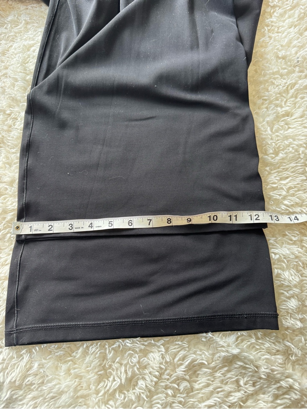 Aerie Offline Real Me High Rise Wide Leg Trouser Pockets Black Size Large - Picture 9 of 12